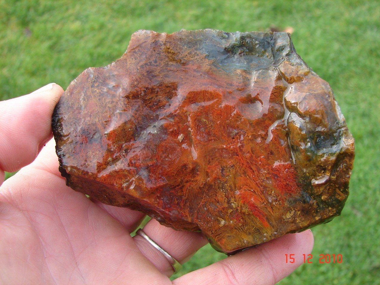 FindingRocks.com - 4.57 LBS. OF MAURY MT. MOSS AGATES CAN PLUME ROUGH