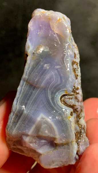 FindingRocks.com - Rare Holley Blue Agate Rough - Oregon